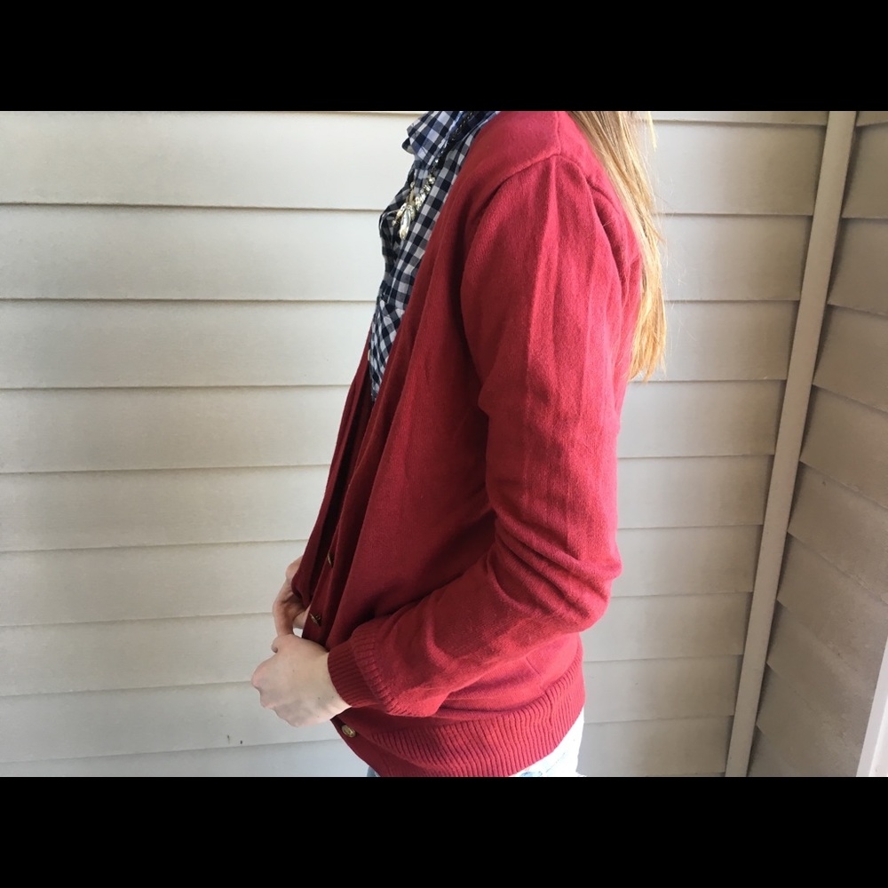 Red Cardigan - Picture 3 of 3